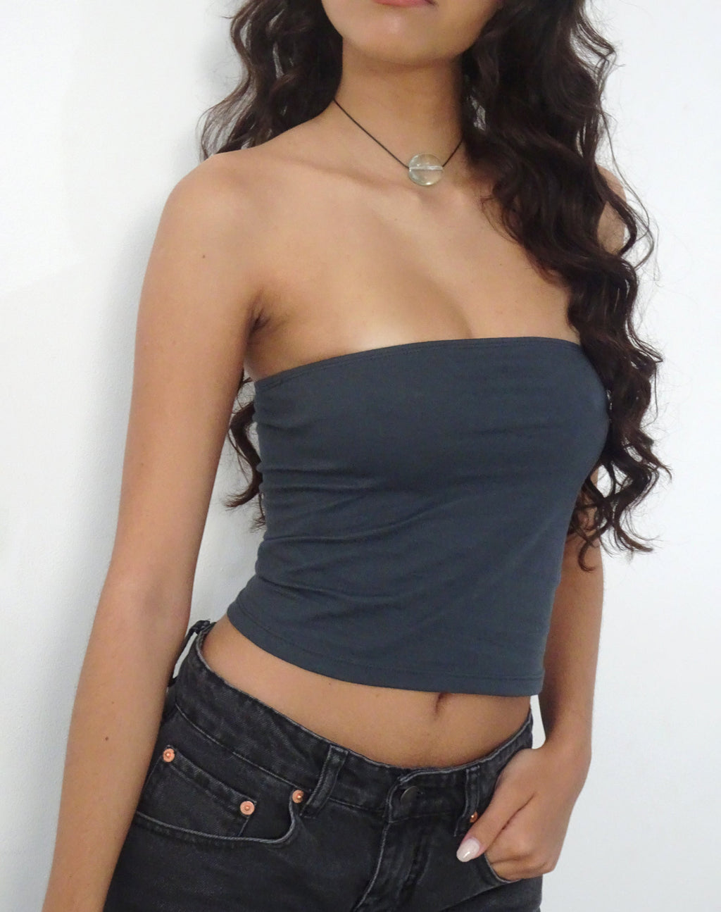 Shae Bandeau-Top in Ocean Storm