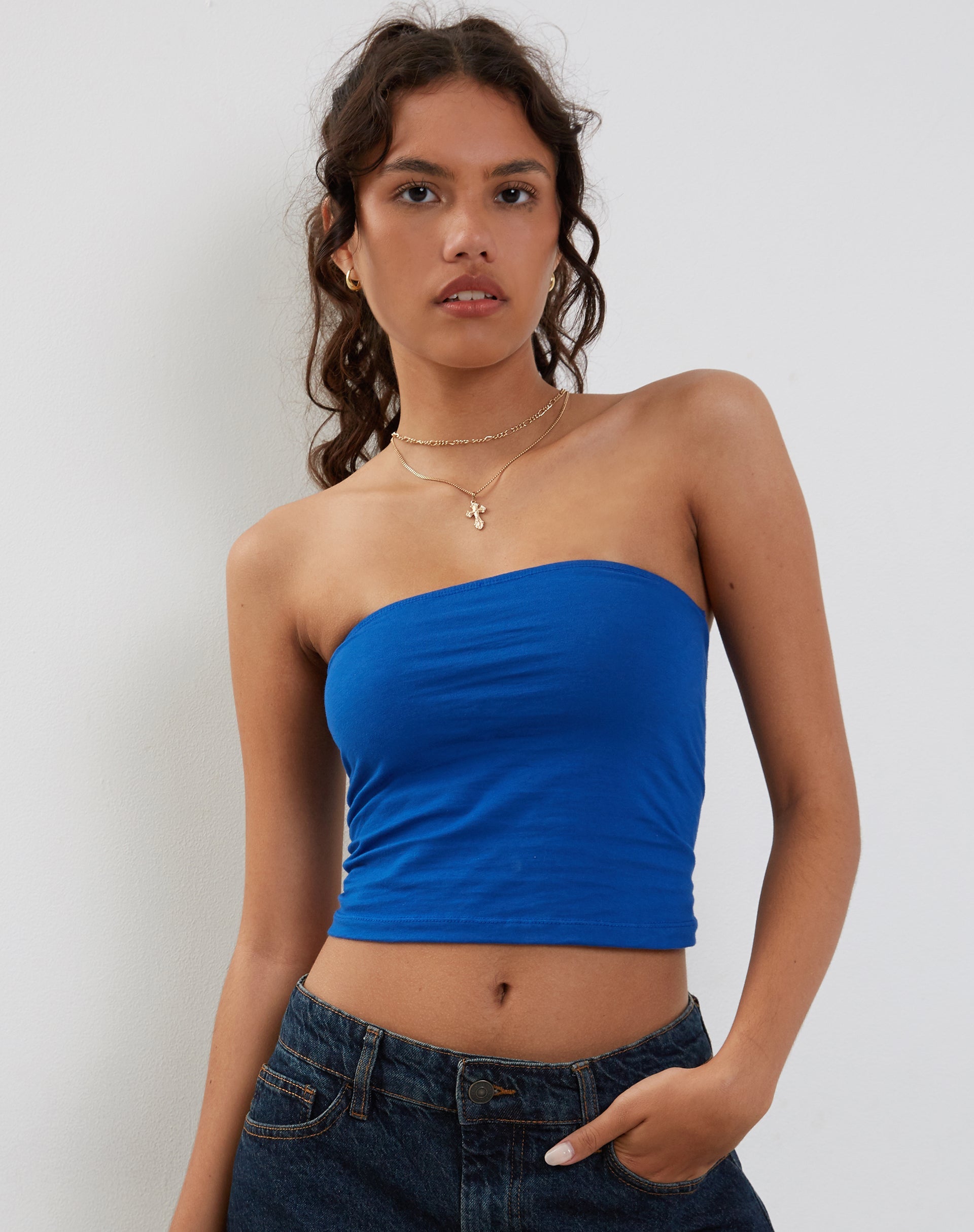 Abbildung von Shae Bandeau Top in Cobalt