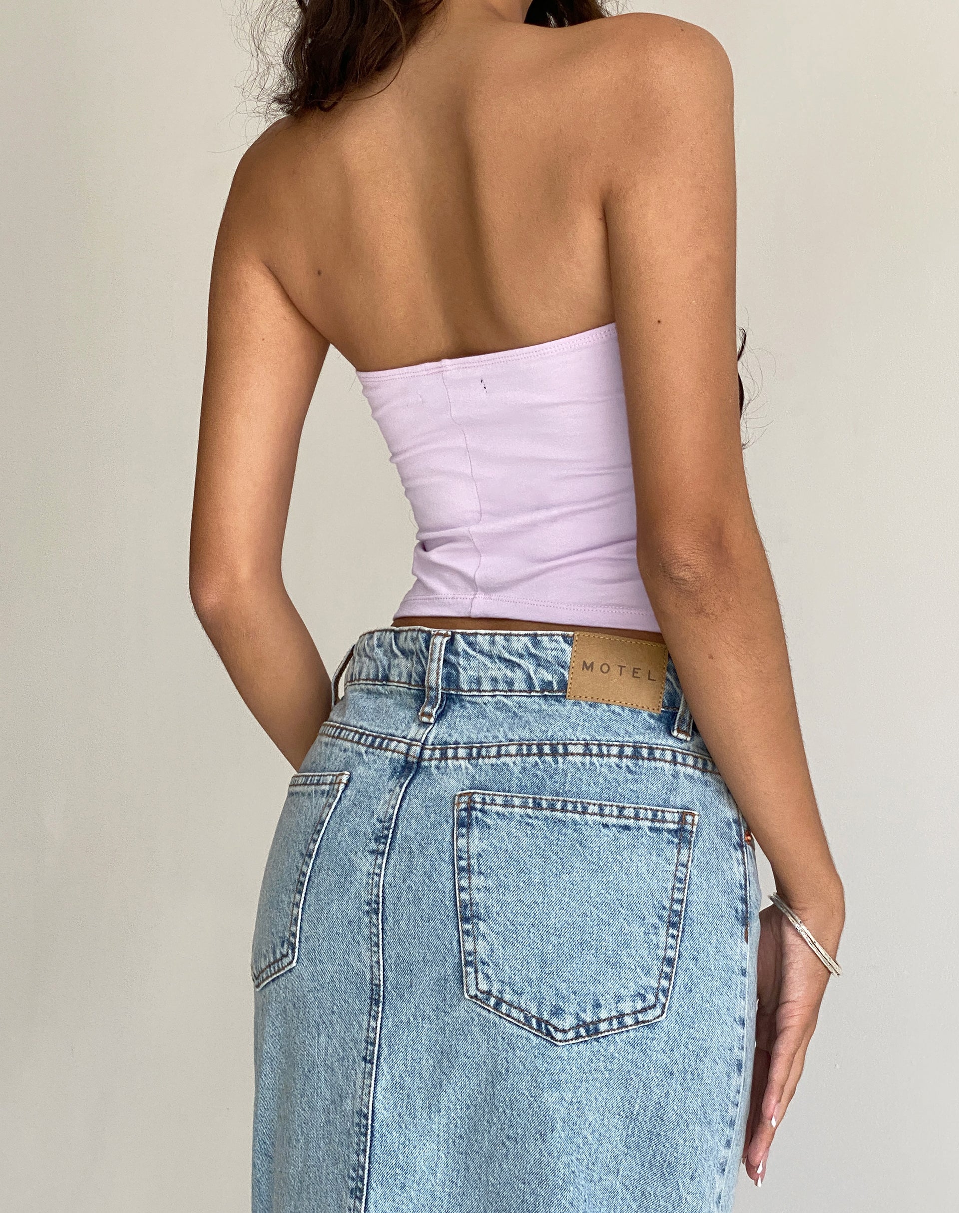 Bild von Shae Bandeau Top in zartem Flieder