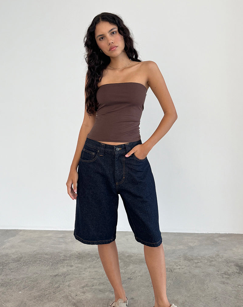 Bild von Shaelo Bandeau-Top in tiefem Mahagoni