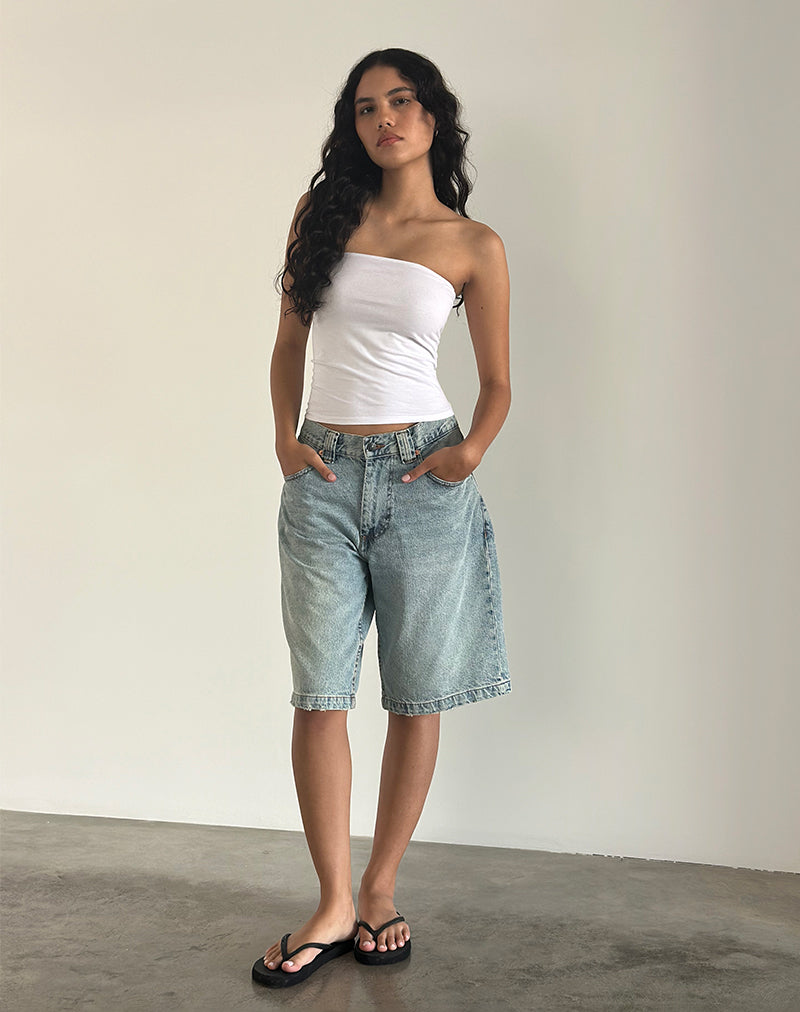 Shaelo Bandeau-Top in Weiß