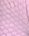 Mini-Frottier mit Blumenmuster Rosa