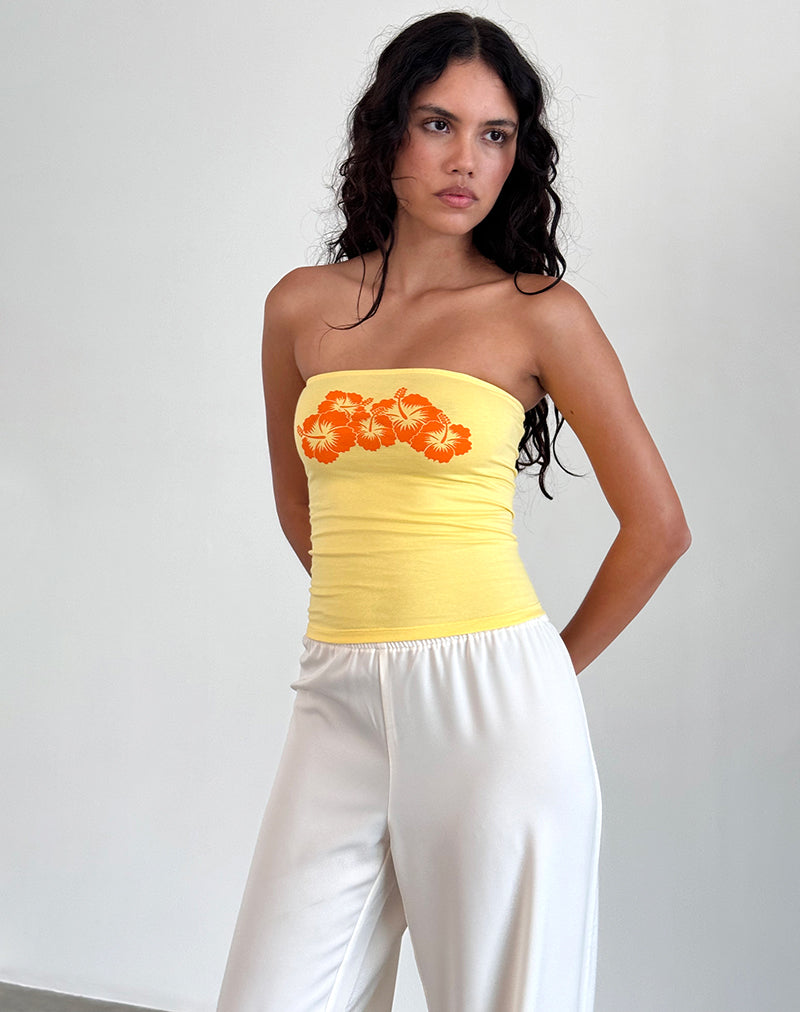 Bild von Shaelo Bandeau Top in Limonade Orange Hisbiscus