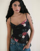 Bild von Shahira Top in Renaissance Rose Schwarz