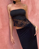 Image of Shanda Bandeau Top aus Spitze Schwarz
