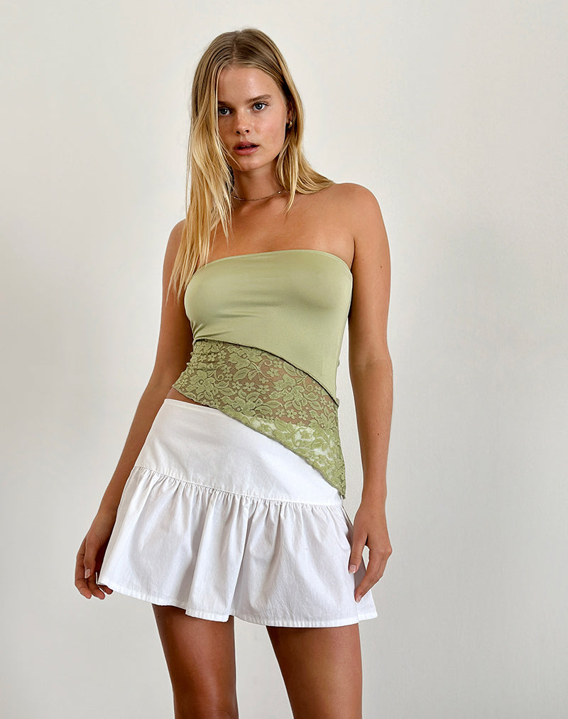 Bild von Shanda Lace Tube Top in Sage