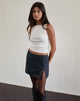 Bild von Sheny Minirock in Tapshoe mit roter Blumenstickerei
