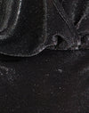  GIitter Lurex Mesh Schwarz