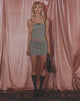 Bild von Shika Korsett-Top in Monochrom Dogtooth