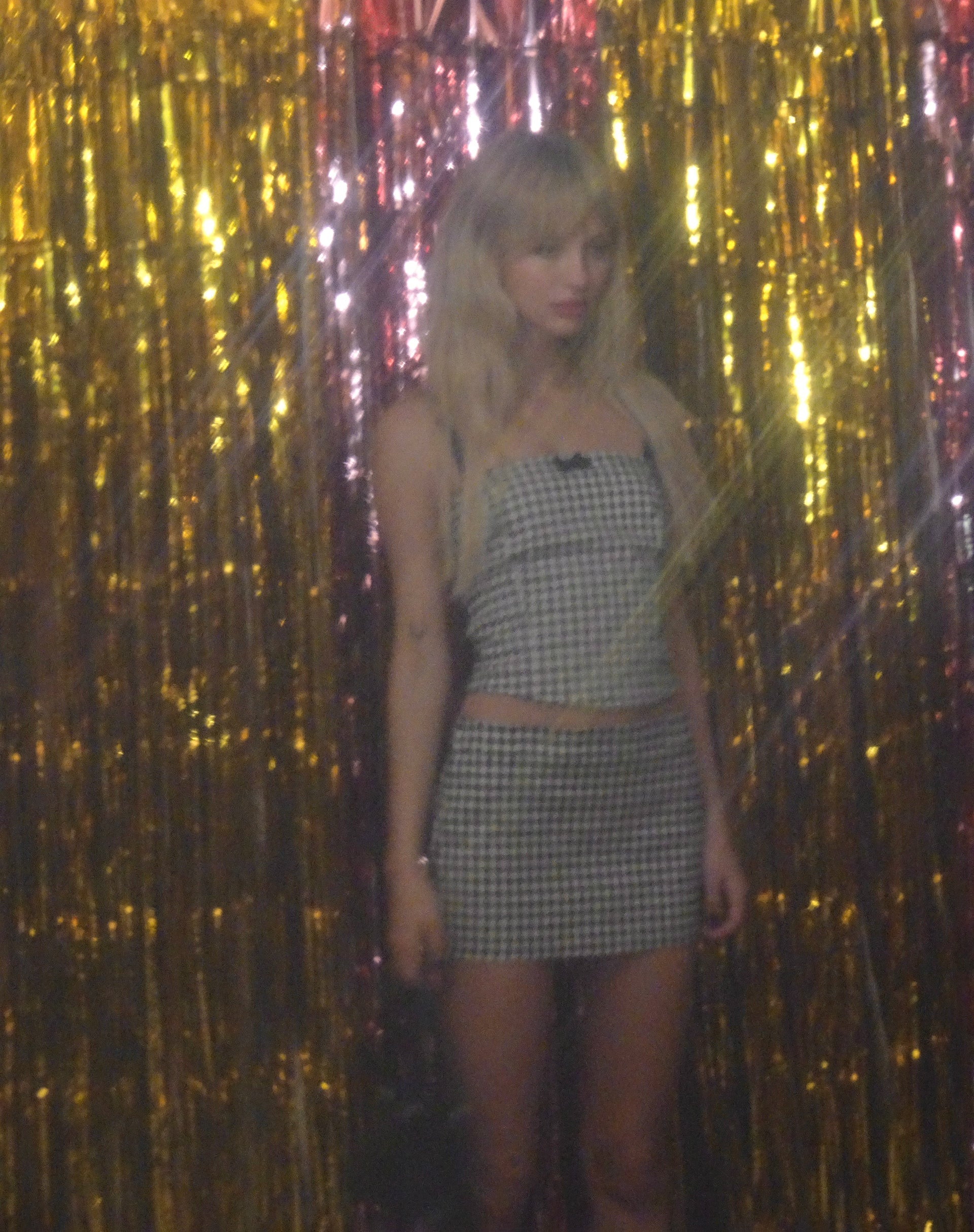 Bild von Shika Korsett-Top in Monochrom Dogtooth