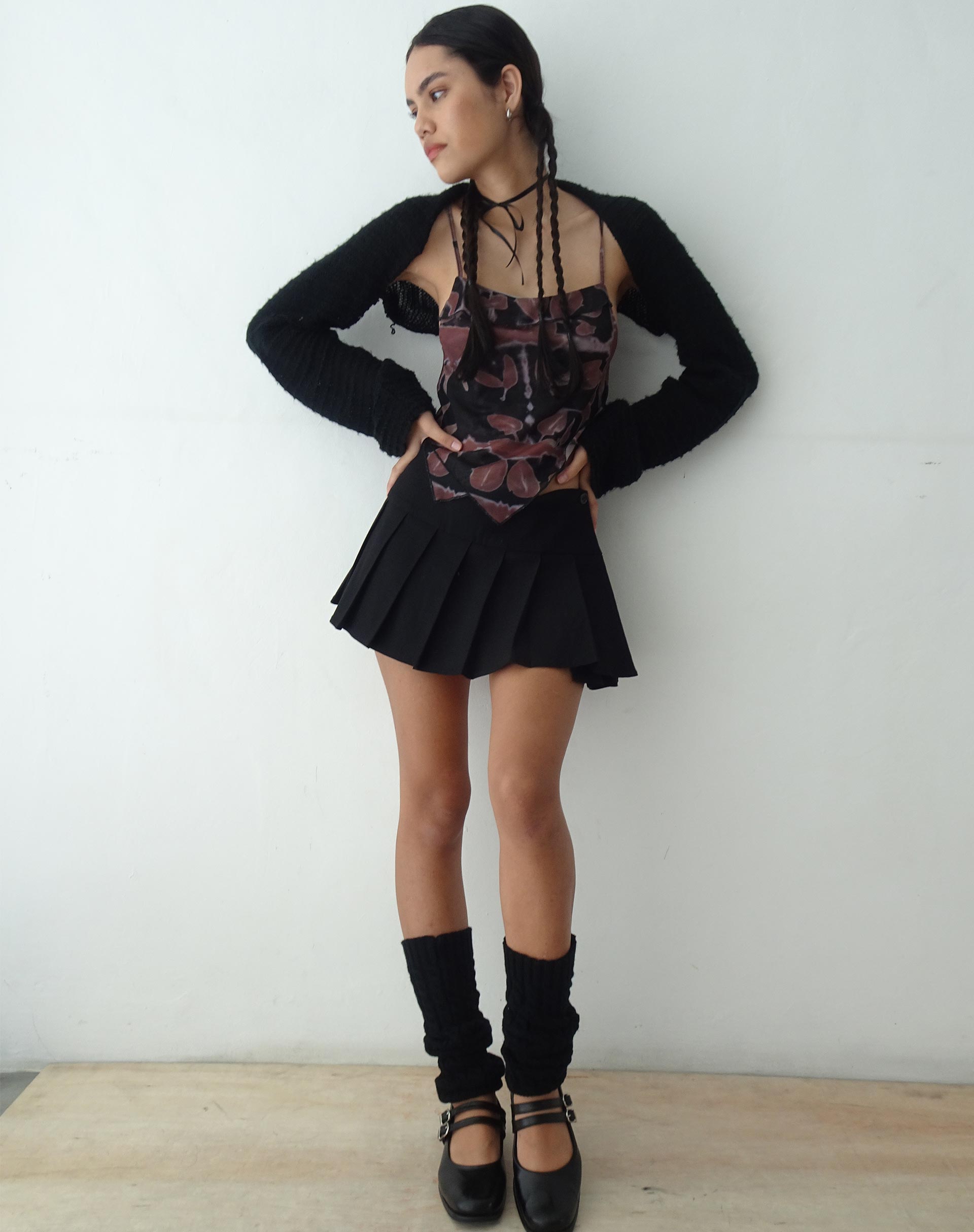 Bild von MOTEL X OLIVIA NEILL Casini Faltenrock in Tailoring Schwarz