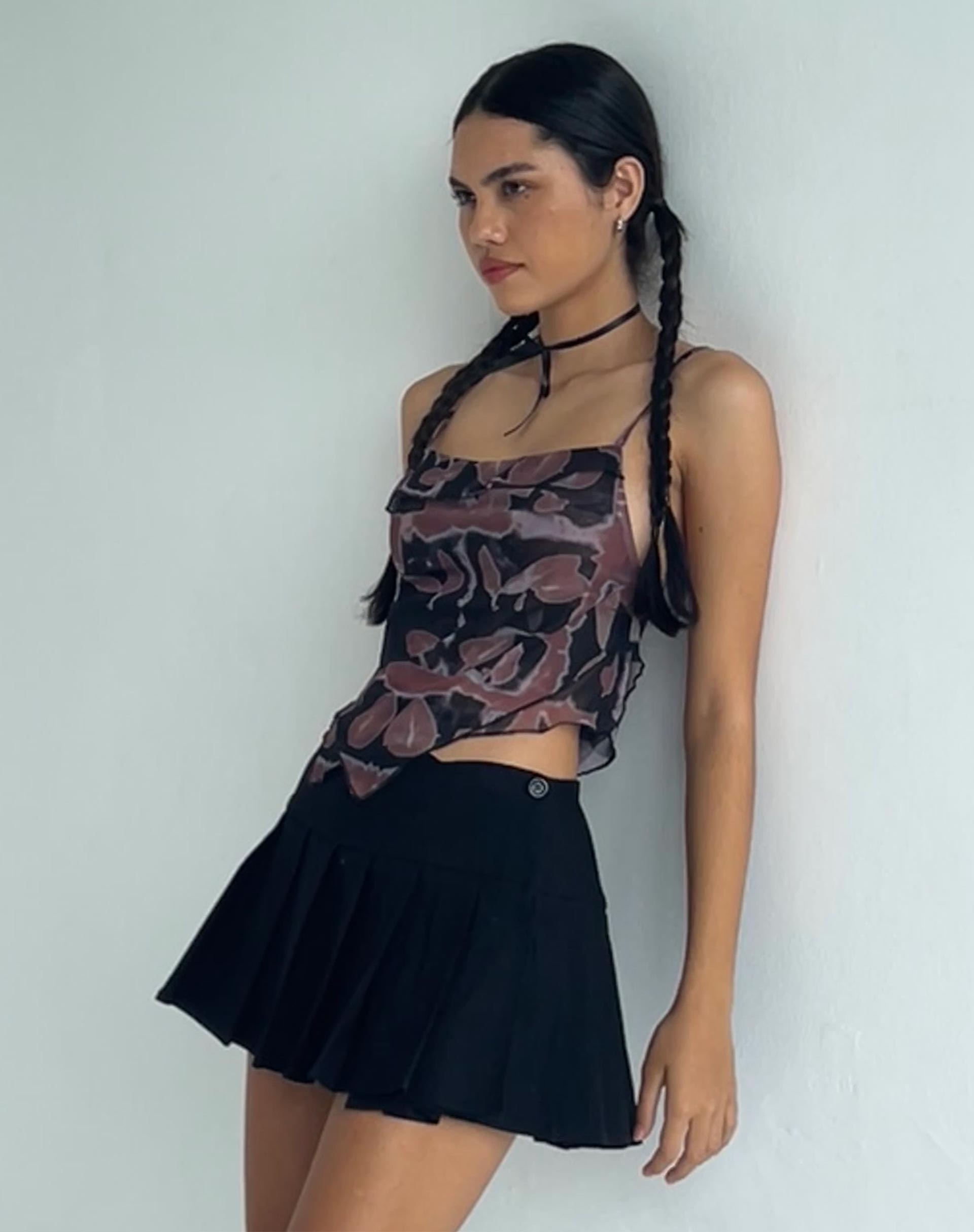 Bild von MOTEL X OLIVIA NEILL Casini Faltenrock in Tailoring Schwarz
