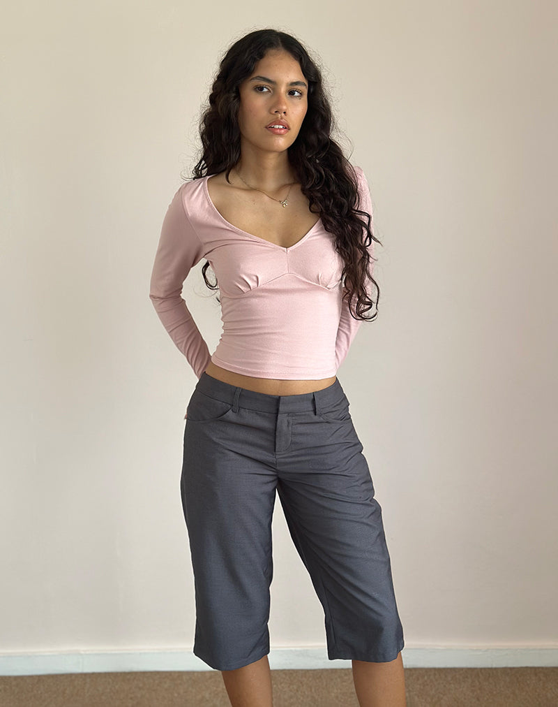 Image of Sisil Langarm-Top in Pink Lady