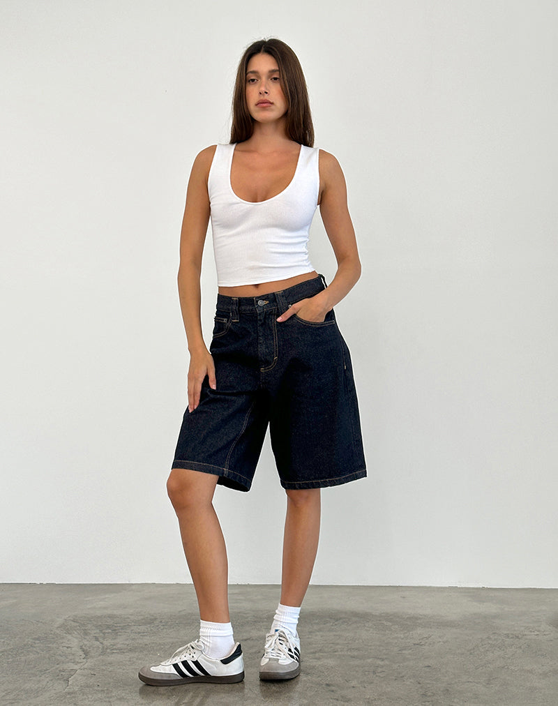 Bild von Low Rise Skater Short in Indigo