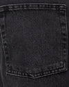 Washed Black Grey Denim