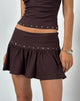Bild von Nefety Nietenrock aus Jersey Bitter Chocolate