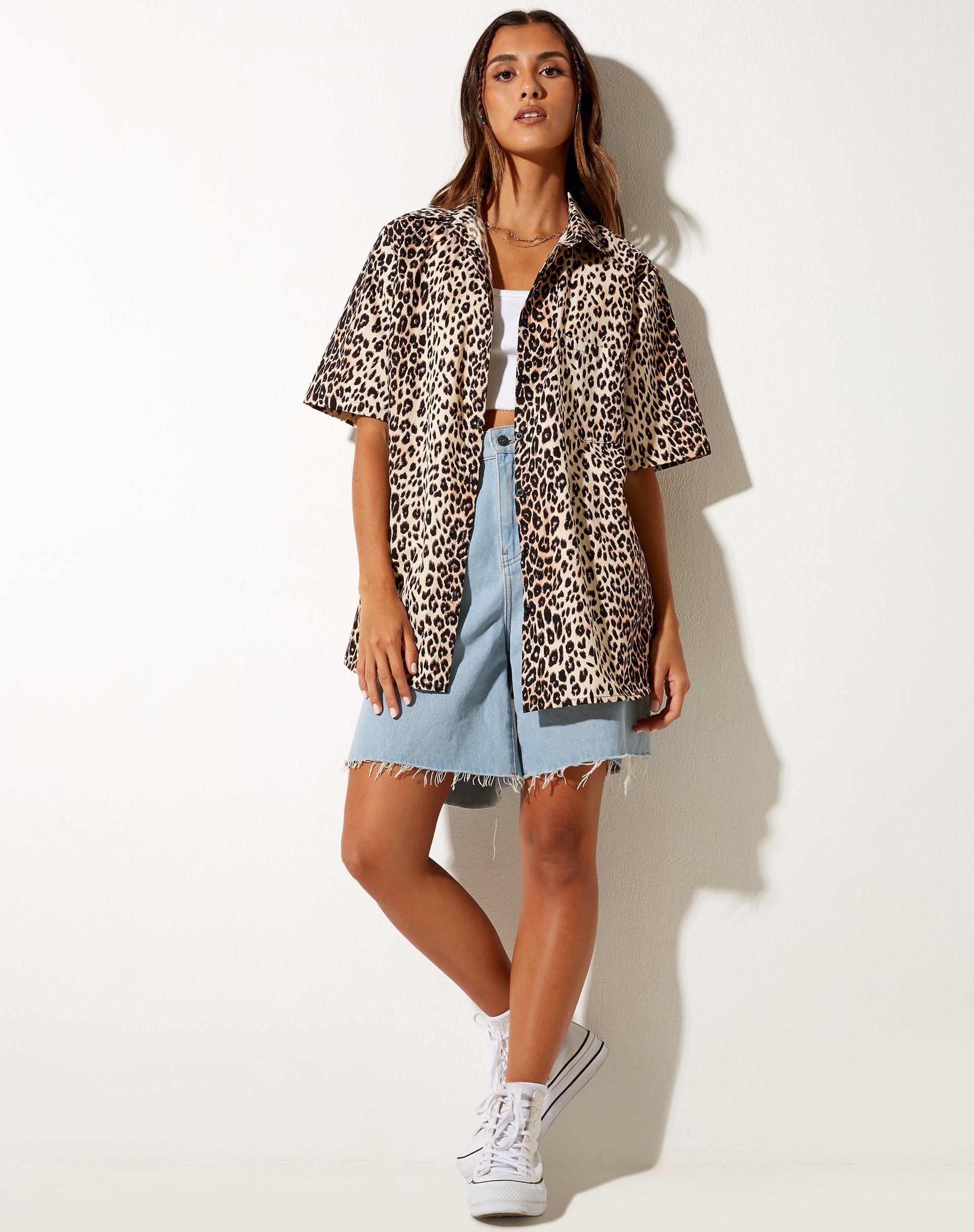 Image of Smith Kurzarmhemd in True Leopard