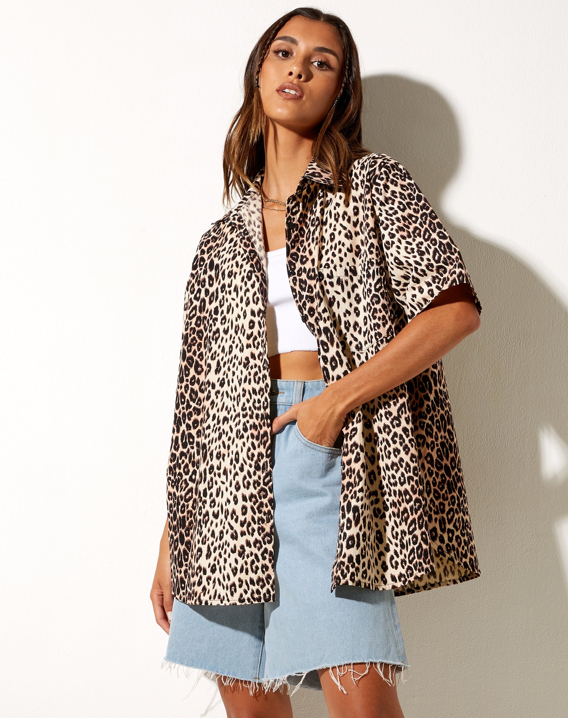 Image of Smith Kurzarmhemd in True Leopard