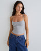 Bild von Solay Vest Top in Grey Marl