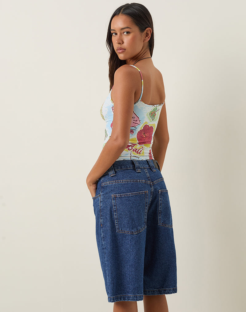 Bild von Solay Cami Top in Bali Blau