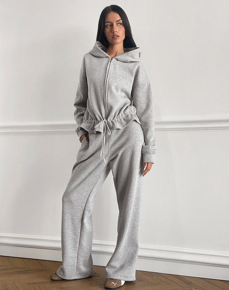 Bild von Loose Jogger in Grau Marl