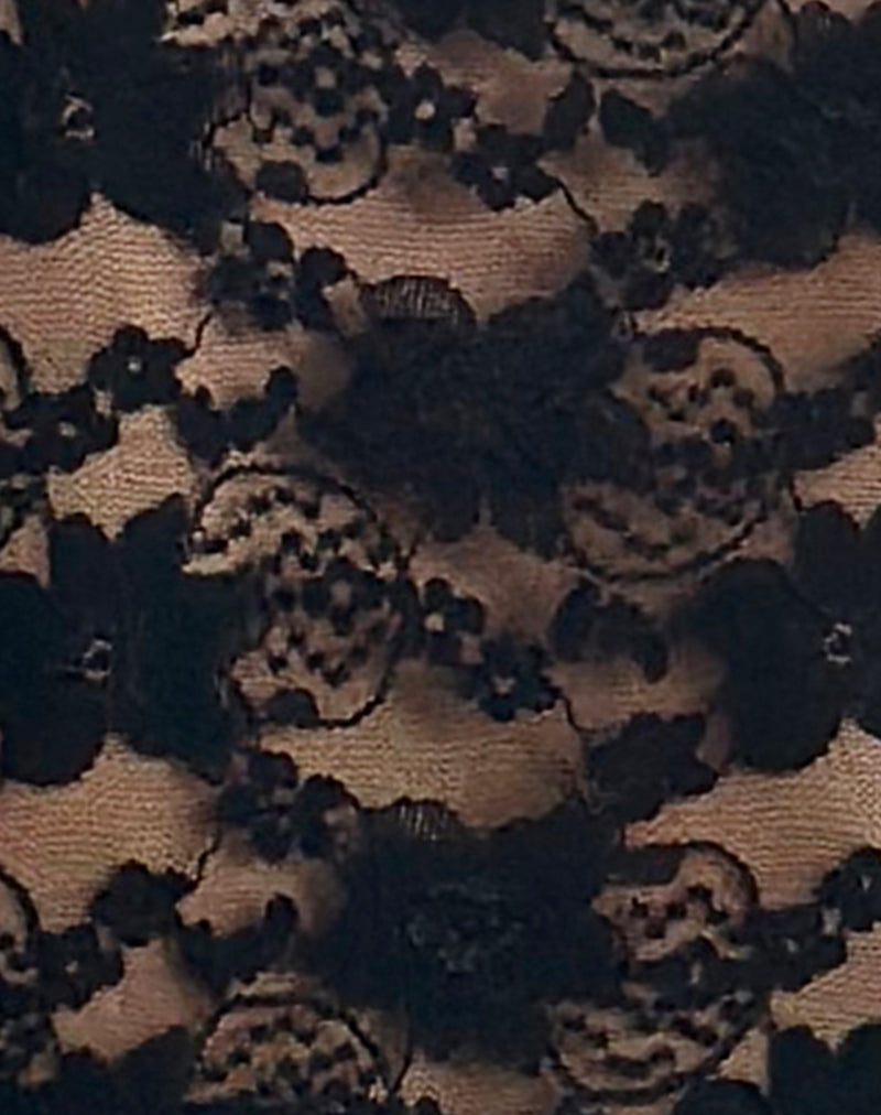 Sophie Ungefüttertes Maxikleid aus schwarzer Jasminspitze