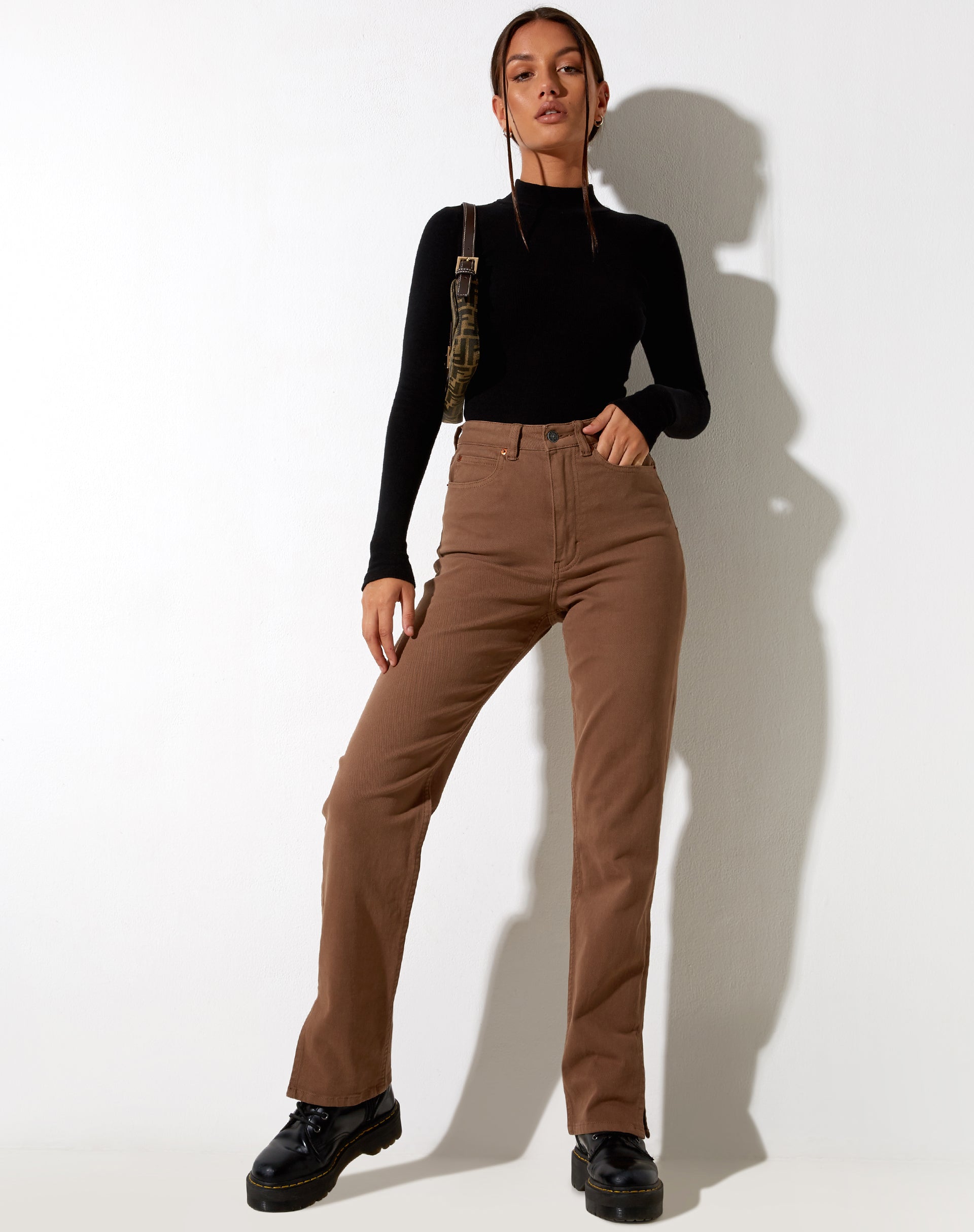 Bild von Straight Leg Jeans in Rich Brown