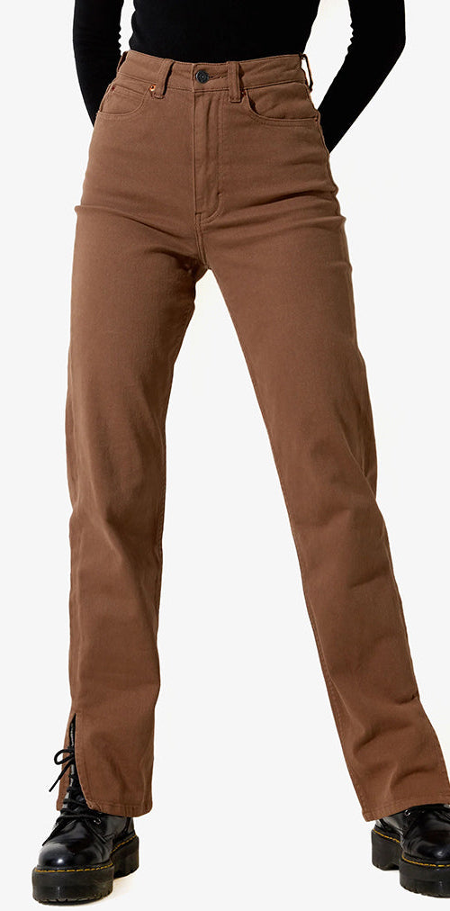 Bild von Straight Leg Jeans in Rich Brown