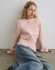 Image of Subra Langarm-Strickjacke in Rosa