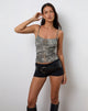 Image of Sunala Cami Top aus Mesh Forest Camo