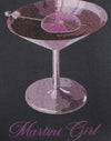  Beluga Grau mit Martini Girl Grafik