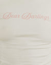 Buttermilch mit Dear Darlings Print