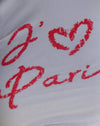 Weiß mit I Love Pari Grafik