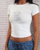 Bild von Sutin Tee in Weiß mit Slogan "See You Next Tuesday