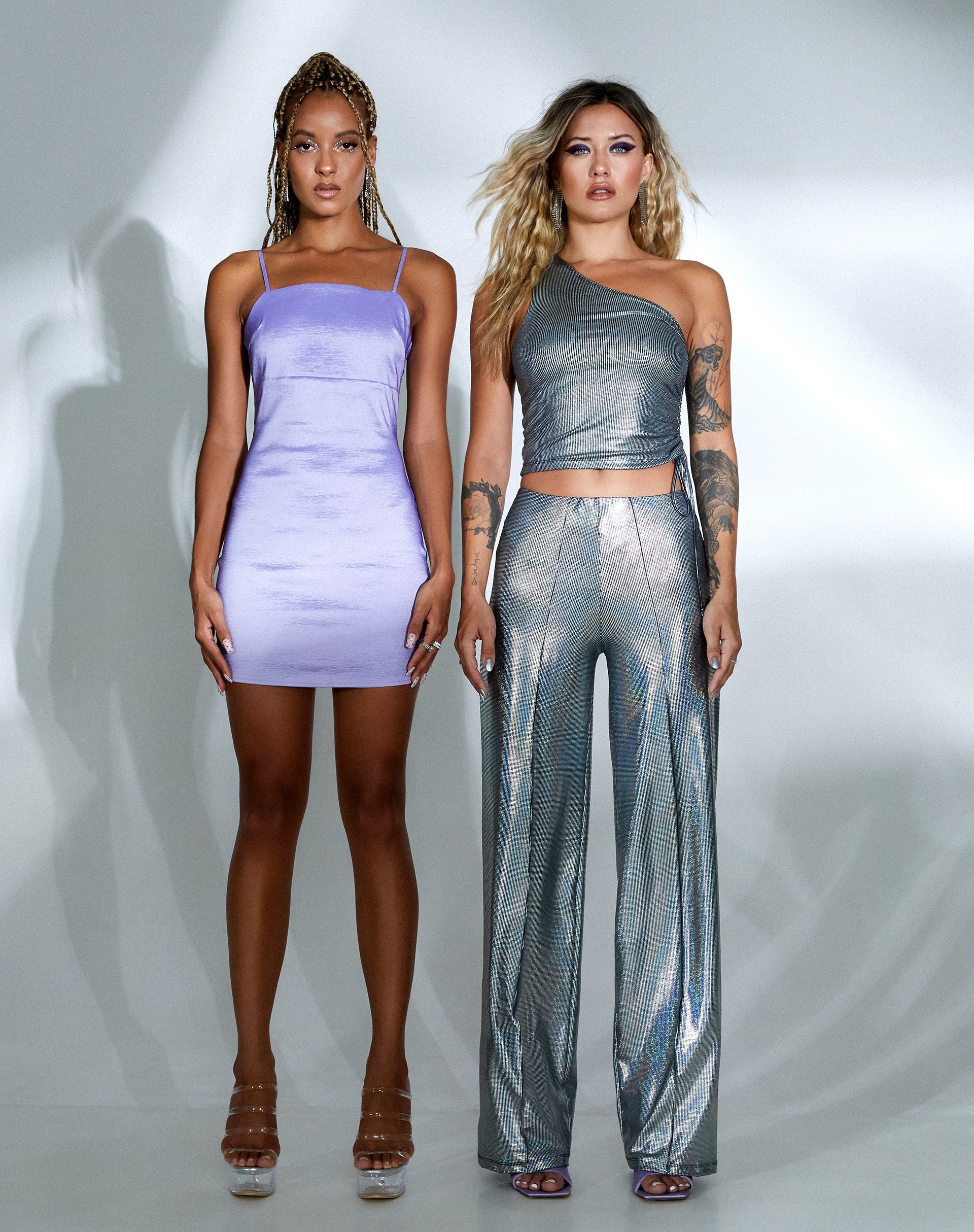Bild der Pista-Hose in Holografie-Silber