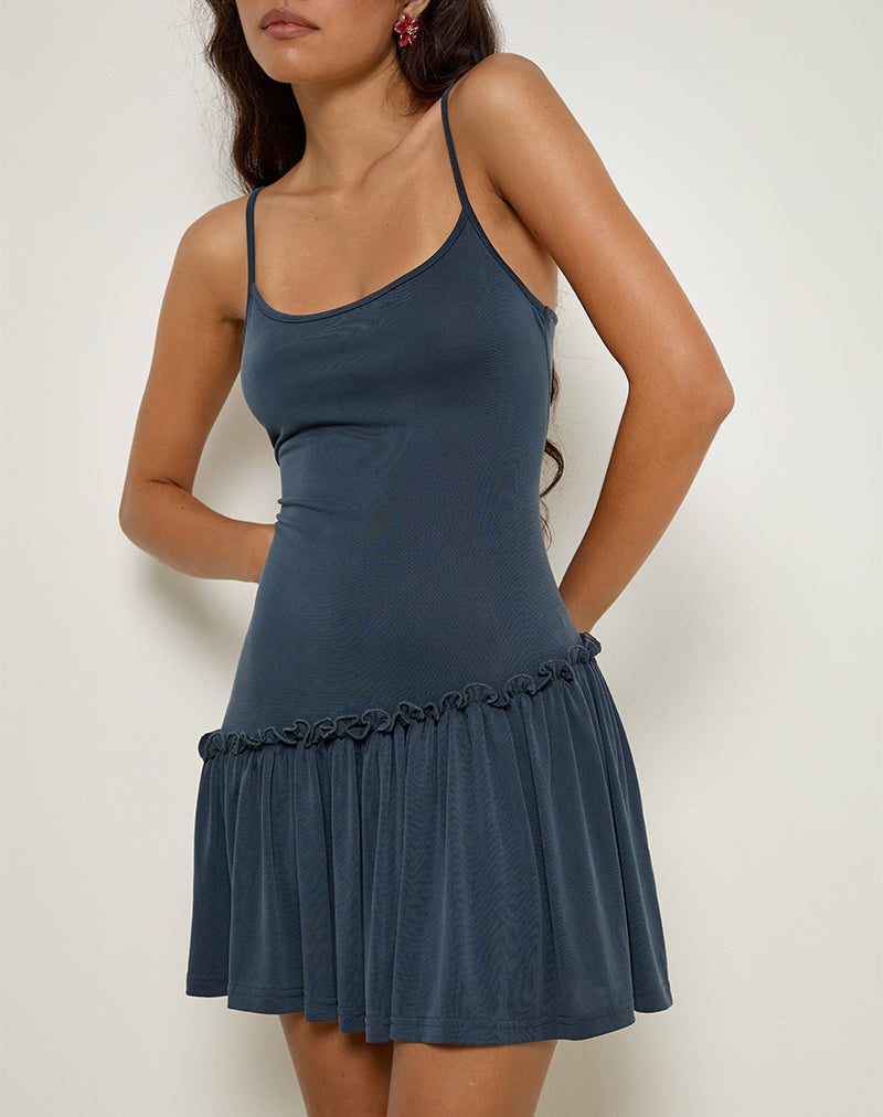 Bild von Suvi Cami Mini Dress in Ocean Storm