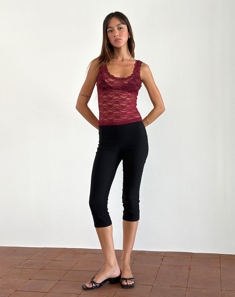 Bild von Tahoa Top in Orchid Lace Burgundy