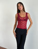 Bild von Tahoa Top in Orchid Lace Burgundy