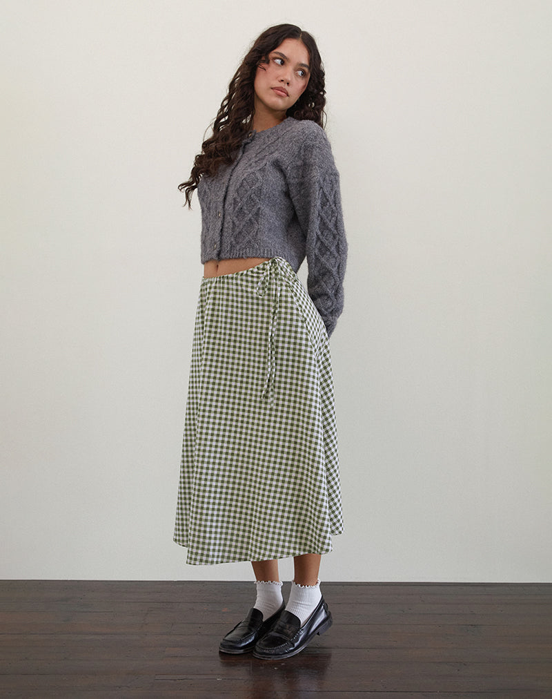 Bild von Takara Midirock in Olive Gingham