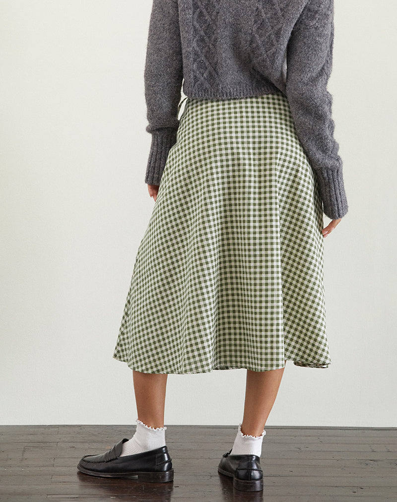 Bild von Takara Midirock in Olive Gingham