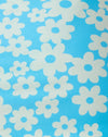 Retro Gänseblümchen Blau