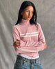 Image of Talisa Sportliche Jacke mit Reißverschluss in Knit Pink