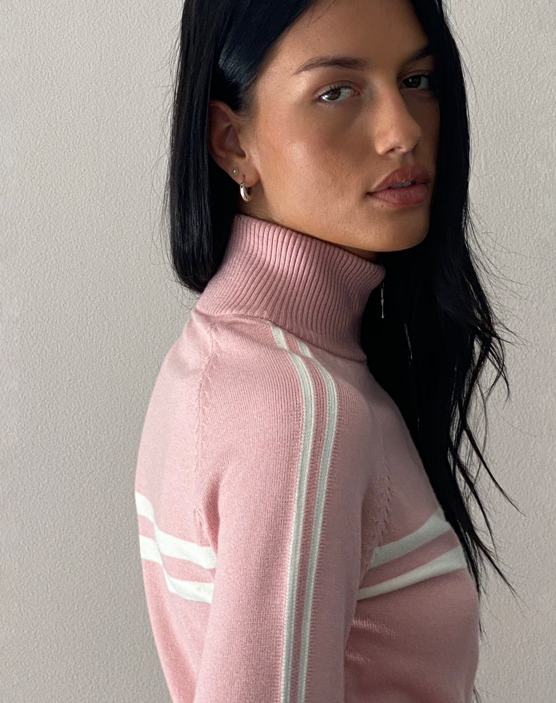 Image of Talisa Sportliche Jacke mit Reißverschluss in Knit Pink
