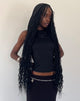 Image of Tapia Kapuzen-Tank-Top in Schwarz Slinky