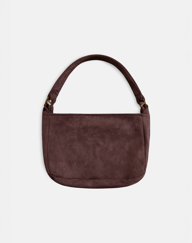 Tetira Tasche mit doppelter Schildpattschnalle in Braun