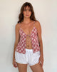 Bild von Tezza Top in Pink Tartan