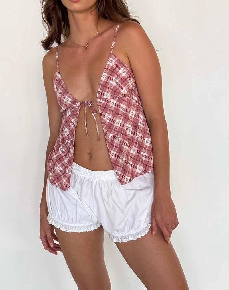 Bild von Tezza Top in Pink Tartan