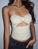 Bild von Tifose Bandeau Twist Front Top in Coconut Milk