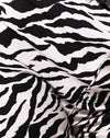90er Zebra Schwarz und Weiß