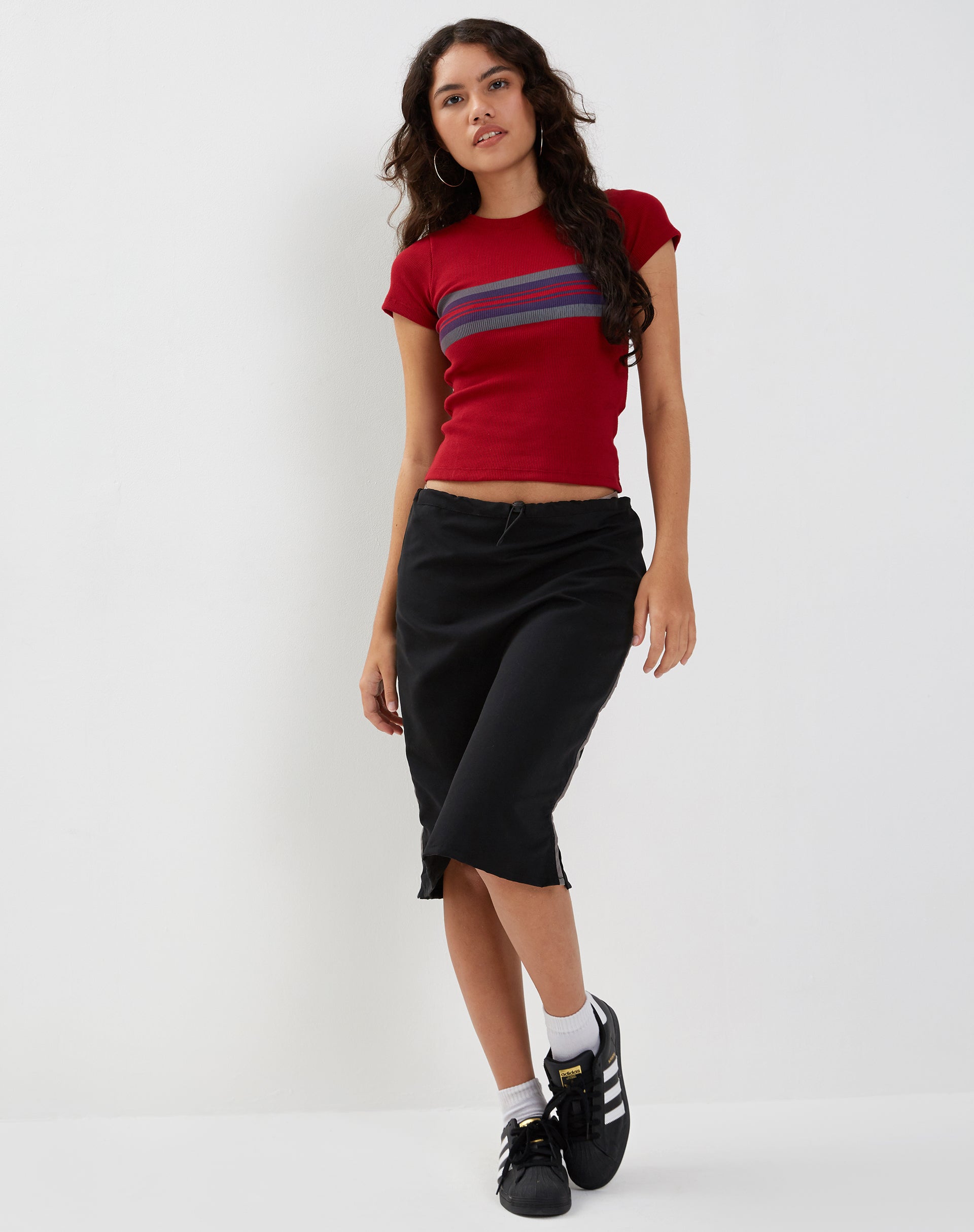 Bild von Tiona Top in Adrenalin Red Stripe